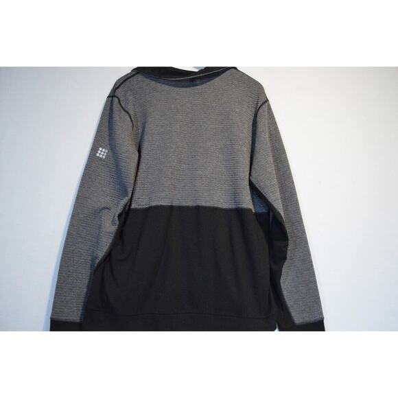 Adidas Womens Pullover Sweatshirt XXL Mock Neck Long Sleeve Half Zip Black - Picture 7 of 11